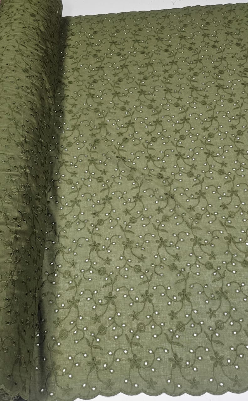 Layse Bordada Verde Militar  Modelo I92  