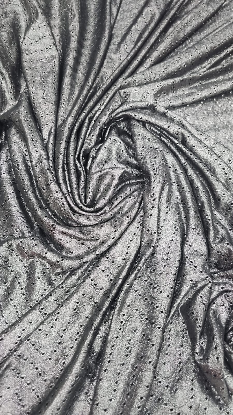 Malha Layse Com Foil Prata