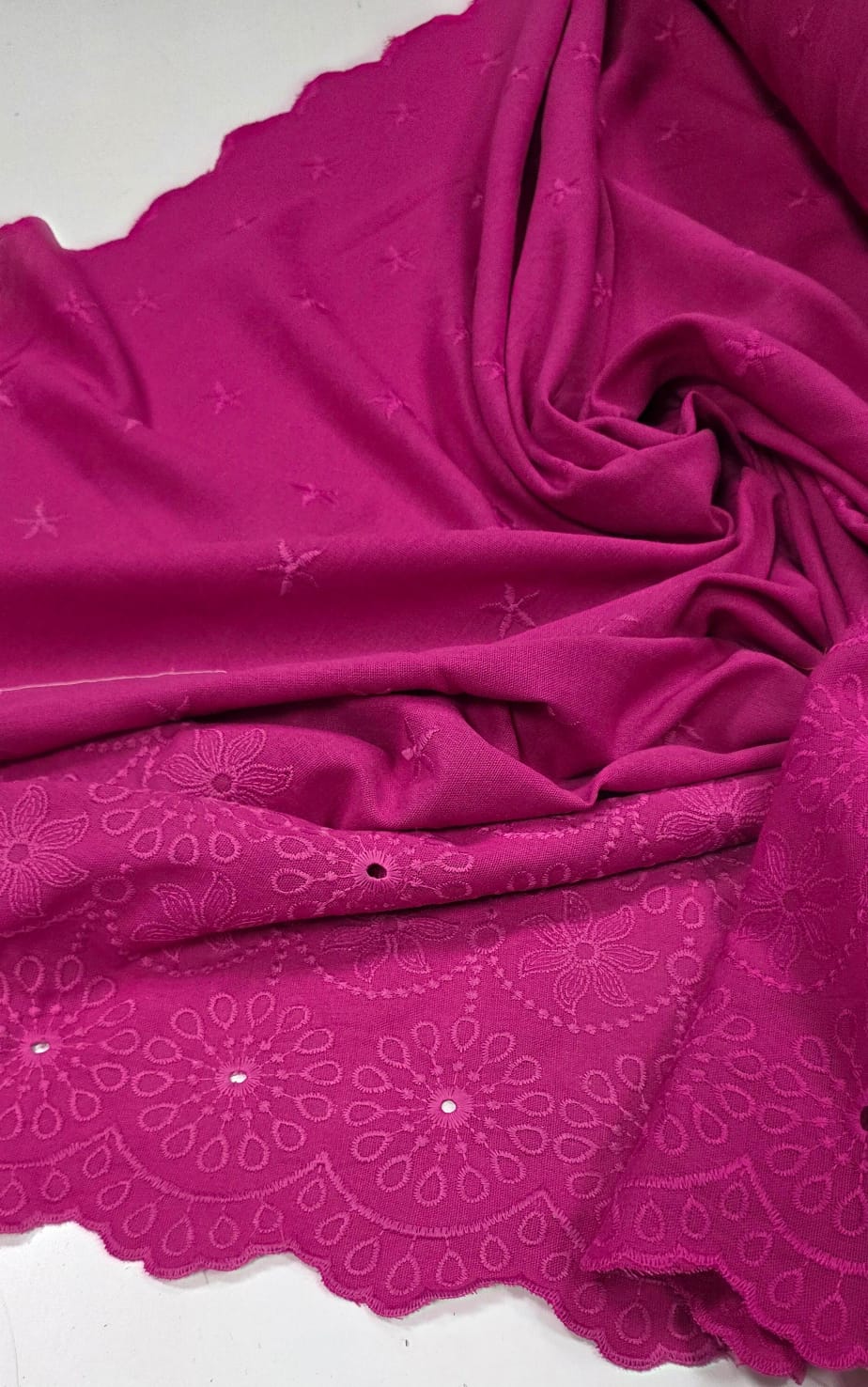 Layse em Linho Trovata Barrado Pink  ST100 