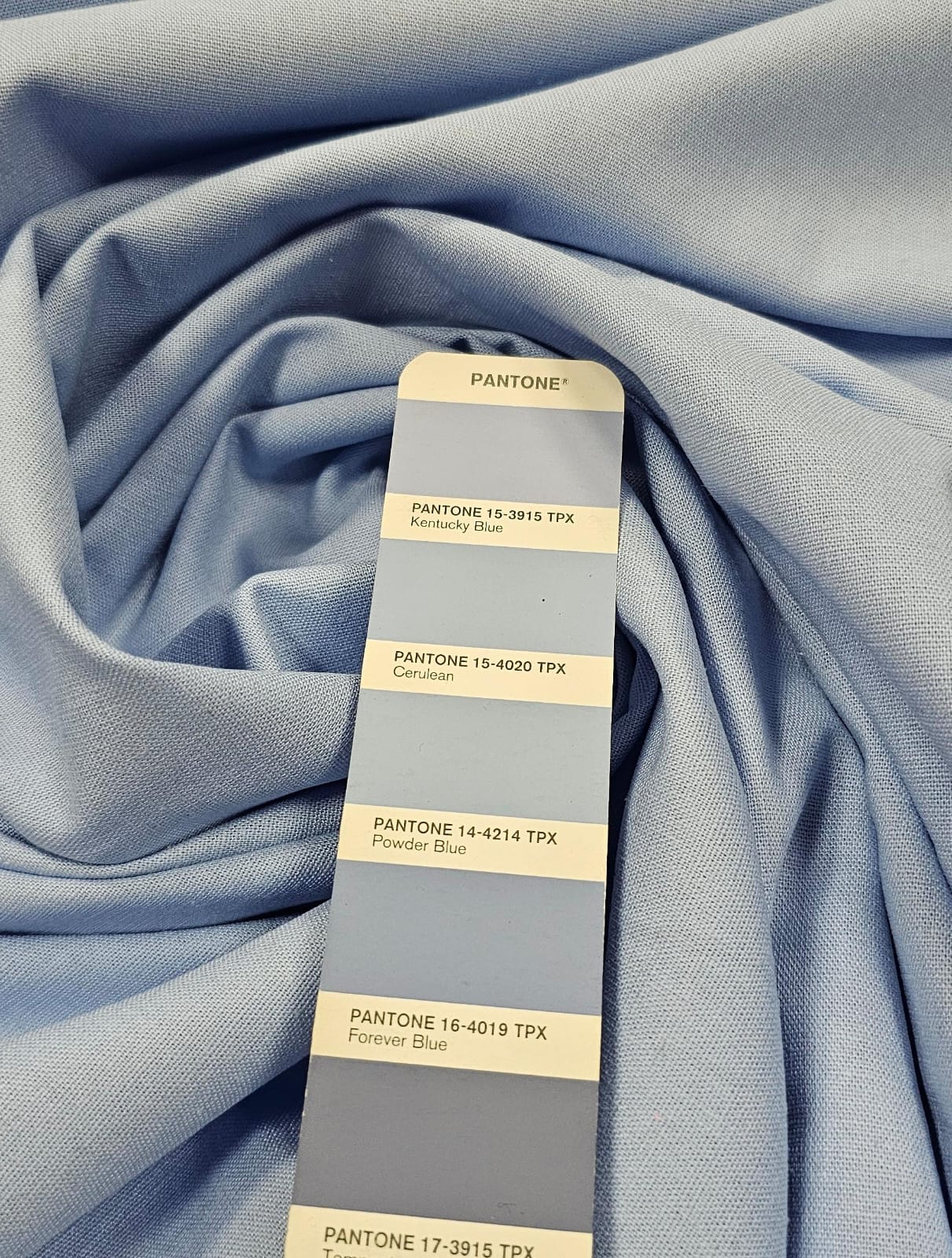 Linho com Viscose e Elastano Azul Serenity Escuro