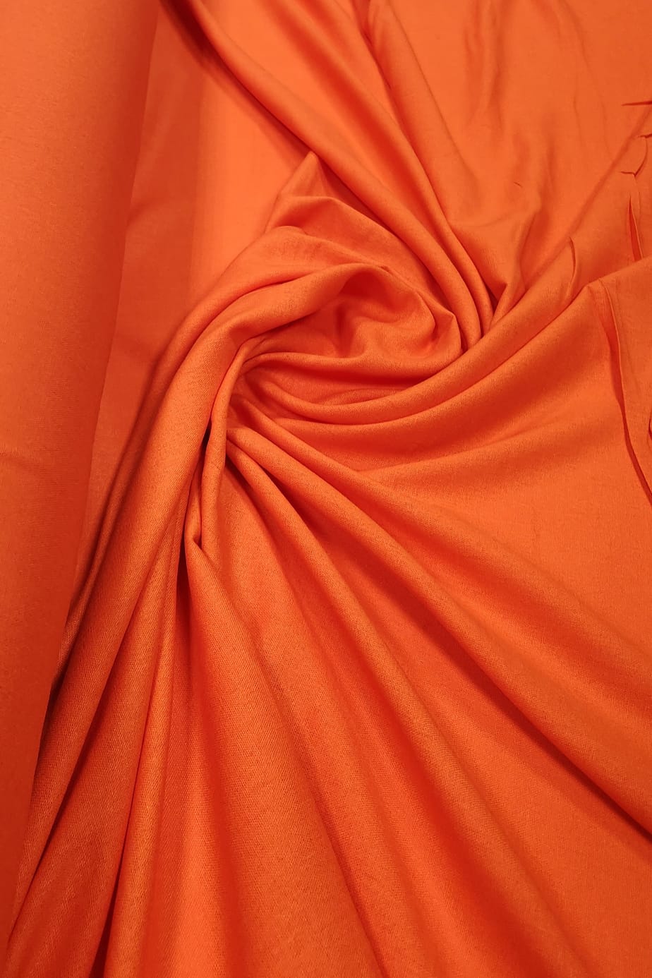 Linho com Viscose Trovata Laranja Cítrico