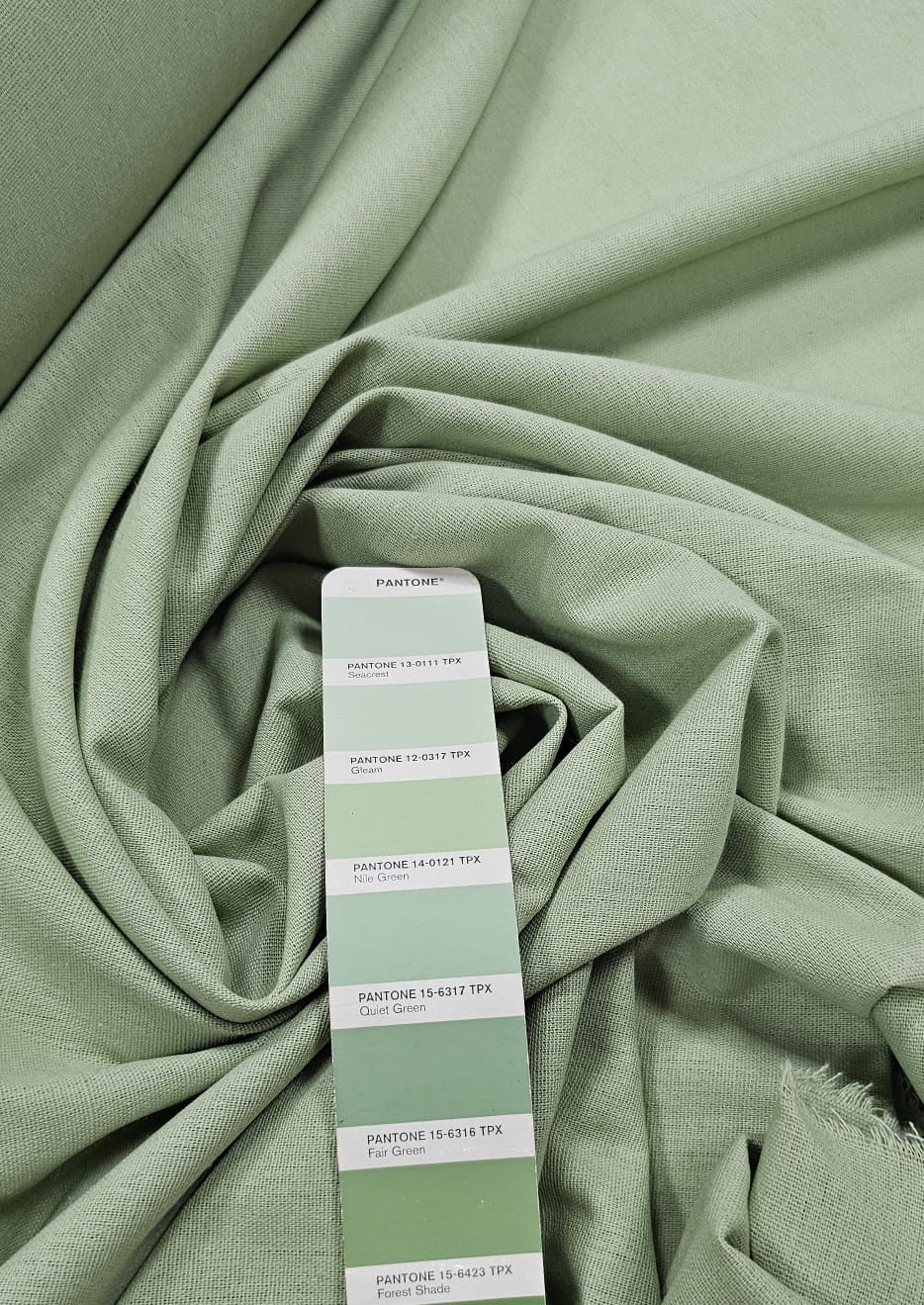 Linho com Viscose Trovata Maça Verde