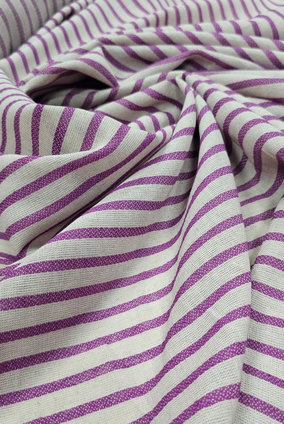 Linho Strips Fucsia e Rosê