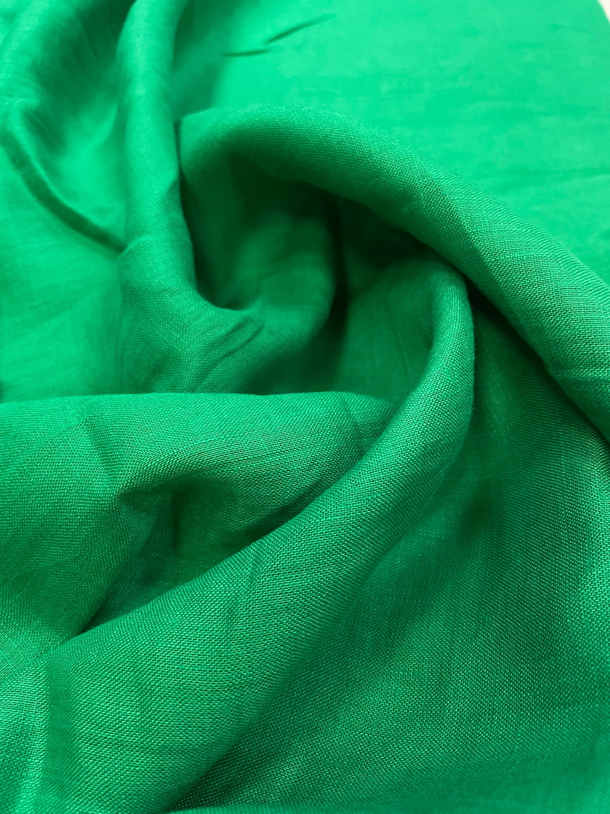 Cambraia de Linho Puro Verde Bandeira - 100% Linho