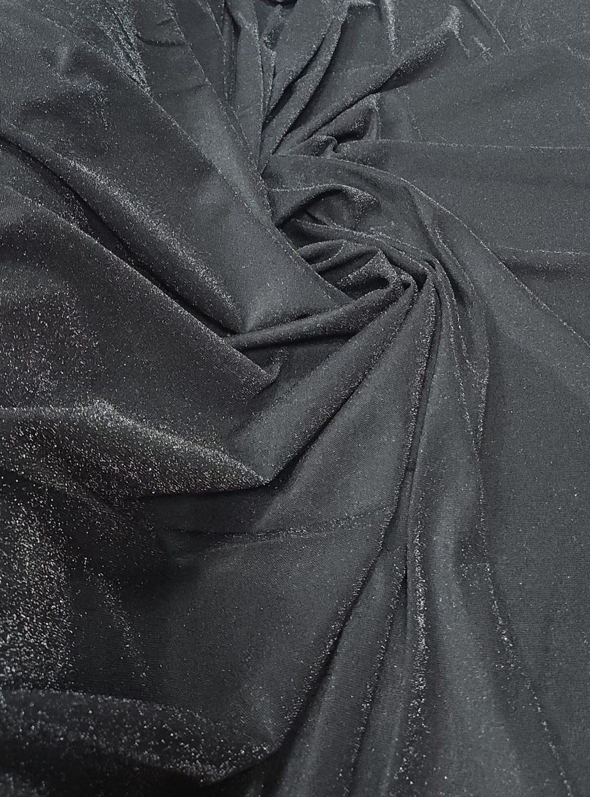 Malha Lurex Pesada Premium Preto