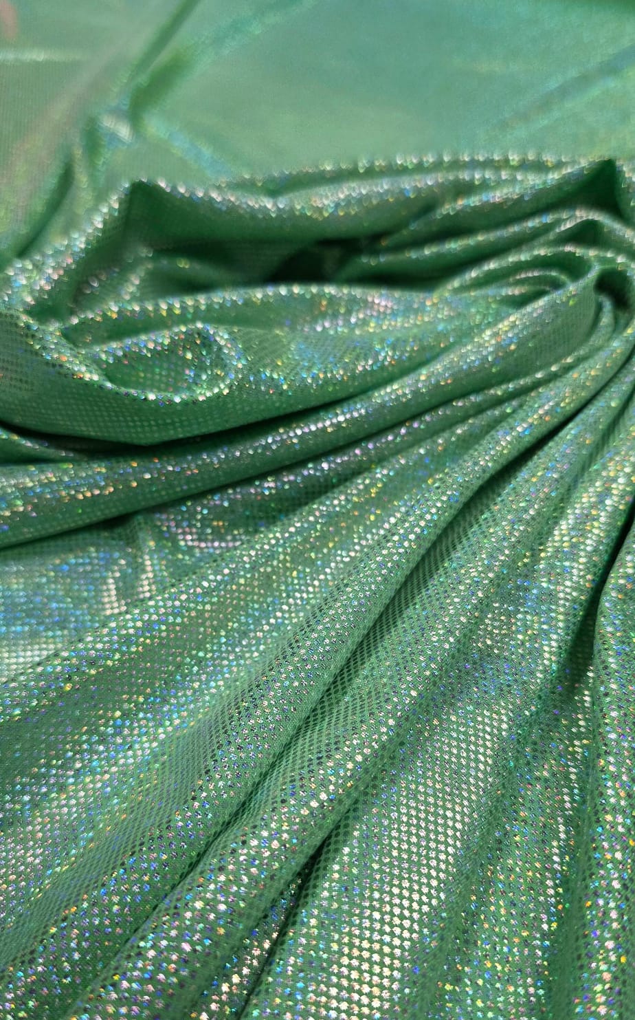 Malha Foil Dance Verde Limão