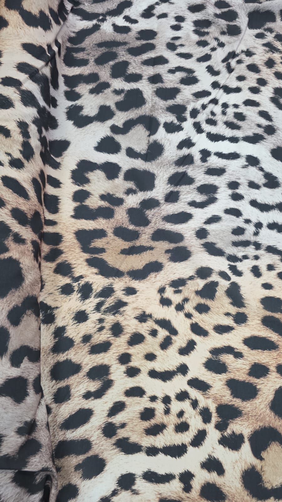 Microfibra Estampada com Elastano Animal Print Leopardo