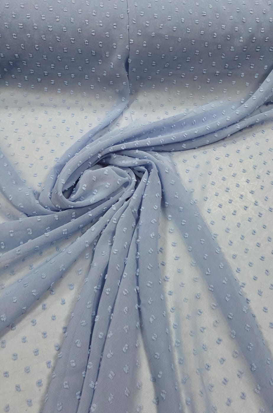 Mousseline Dots Azul Serenity