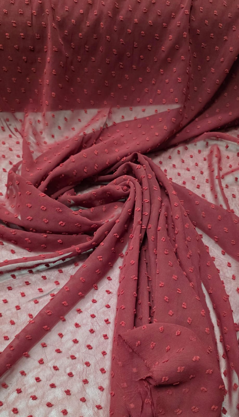 Mousseline Dots Marsala