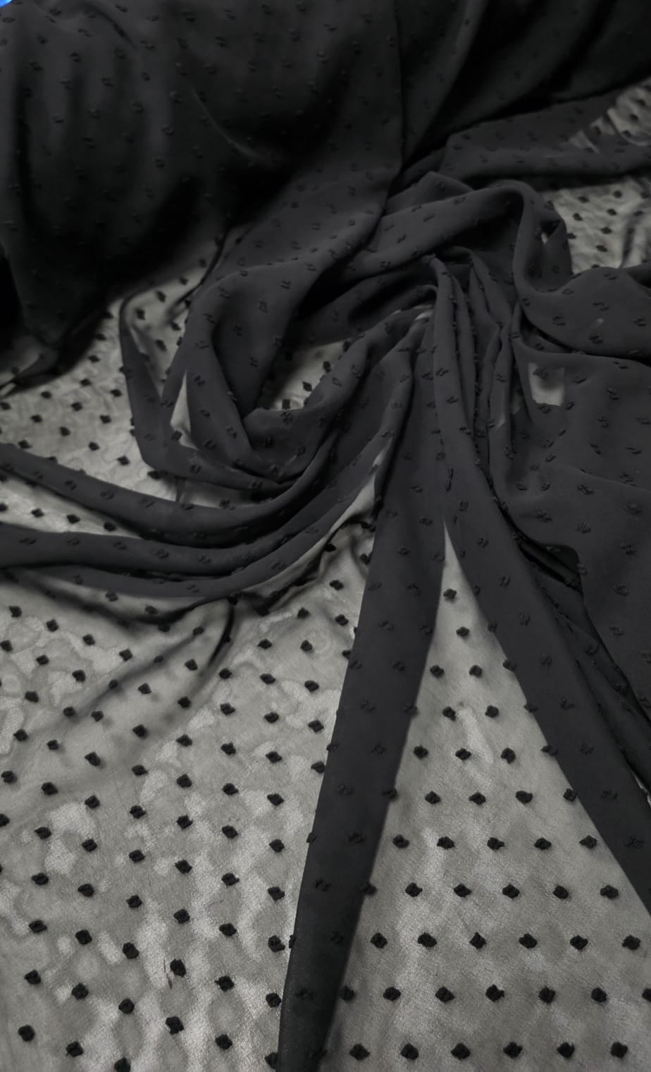 Mousseline Dots Preto