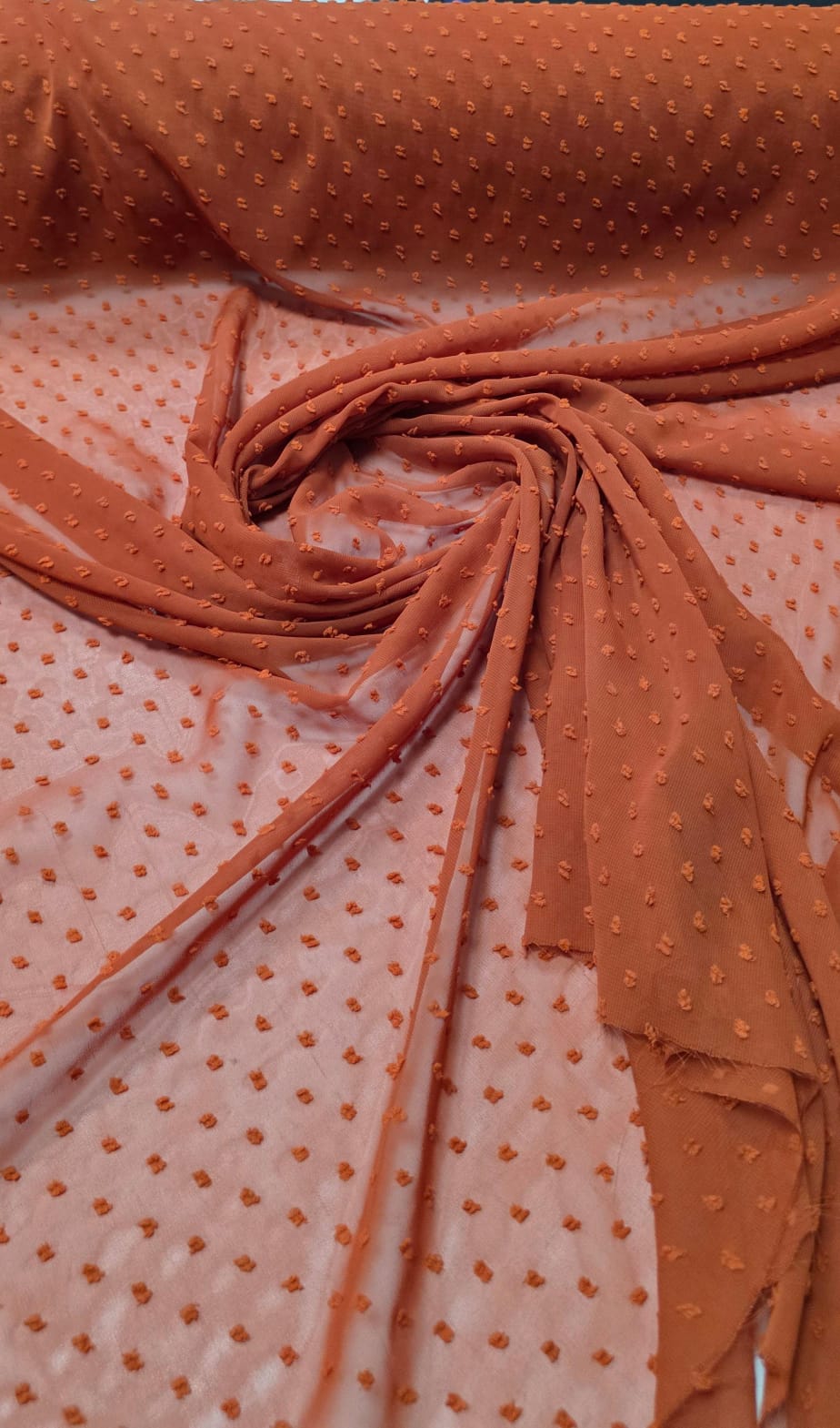 Mousseline Dots Terracota