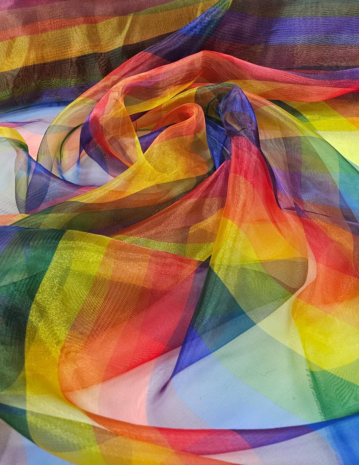 Organza  Arco- íris