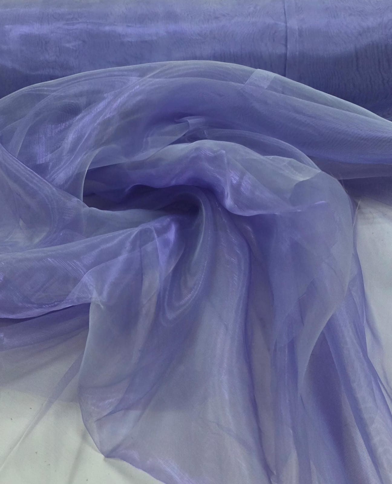 Organza Cristal de Poliamida Lilás
