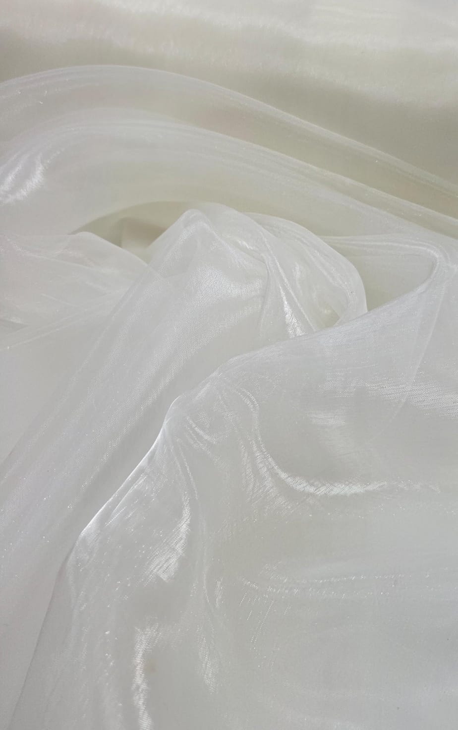 Organza Cristal de Poliamida Off White