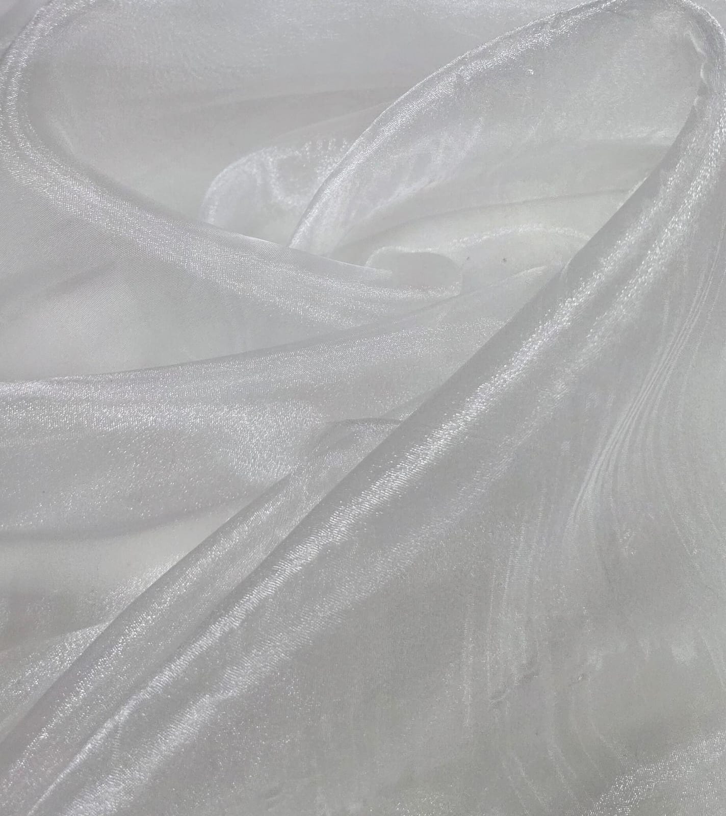 Organza Cristal Lisa Branco