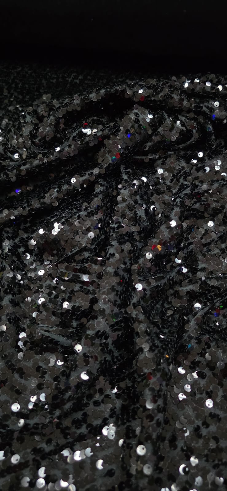 Paetê Bordado Glam Preto