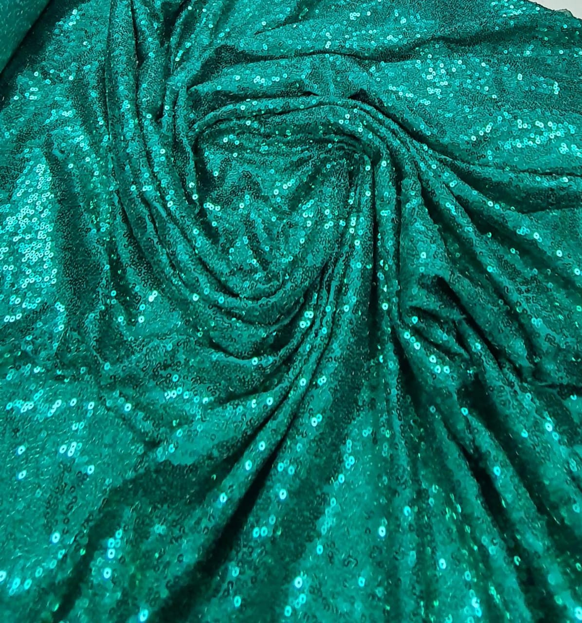 Paetê Bordado Magestic Verde Jade