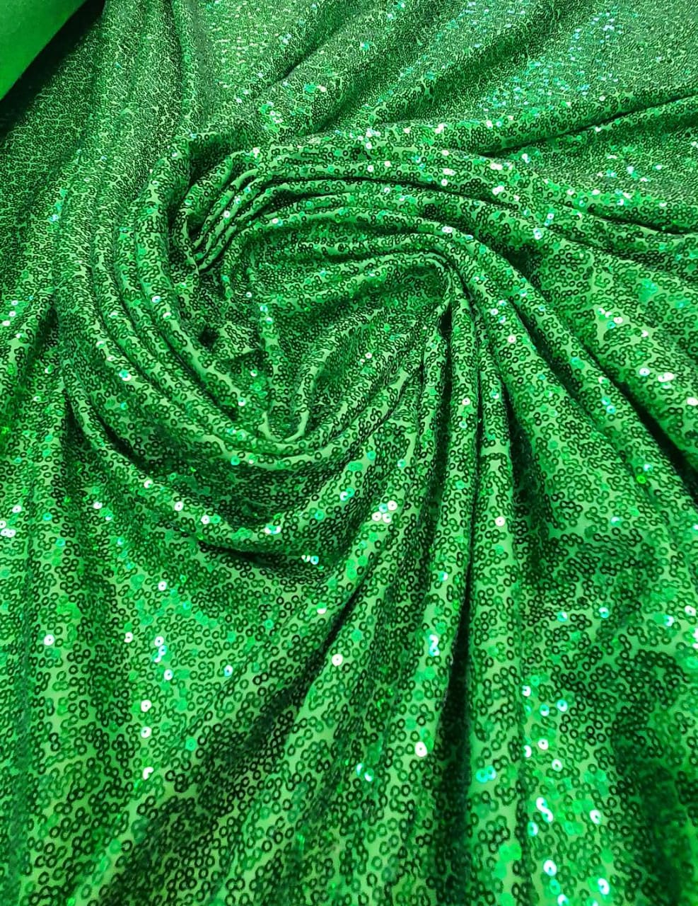 Paetê Bordado Magestic Verde Neon