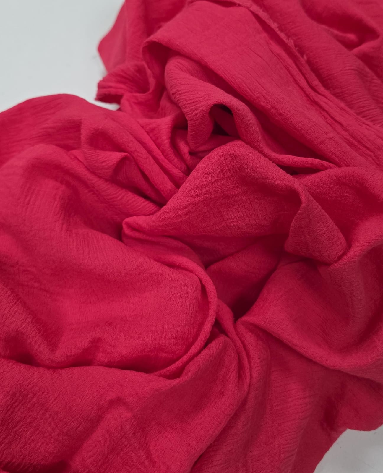 Crepe GauzeMelância - Comprimento 2,30 m x Largura 1,50 m