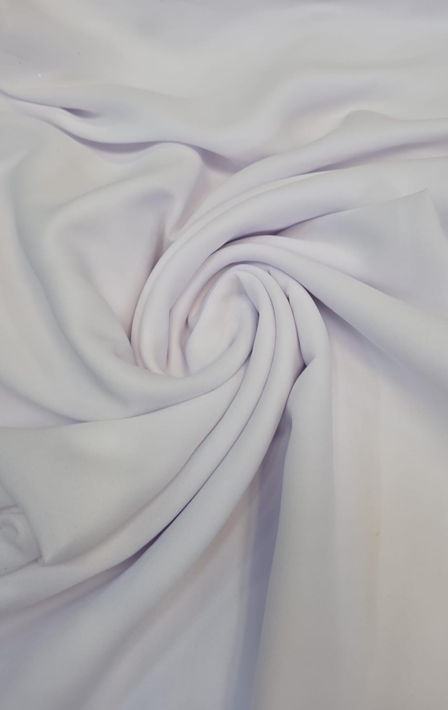 Crepe georgete new sabiá branco - Comprimento 1,60 m x Largura 1,50 m