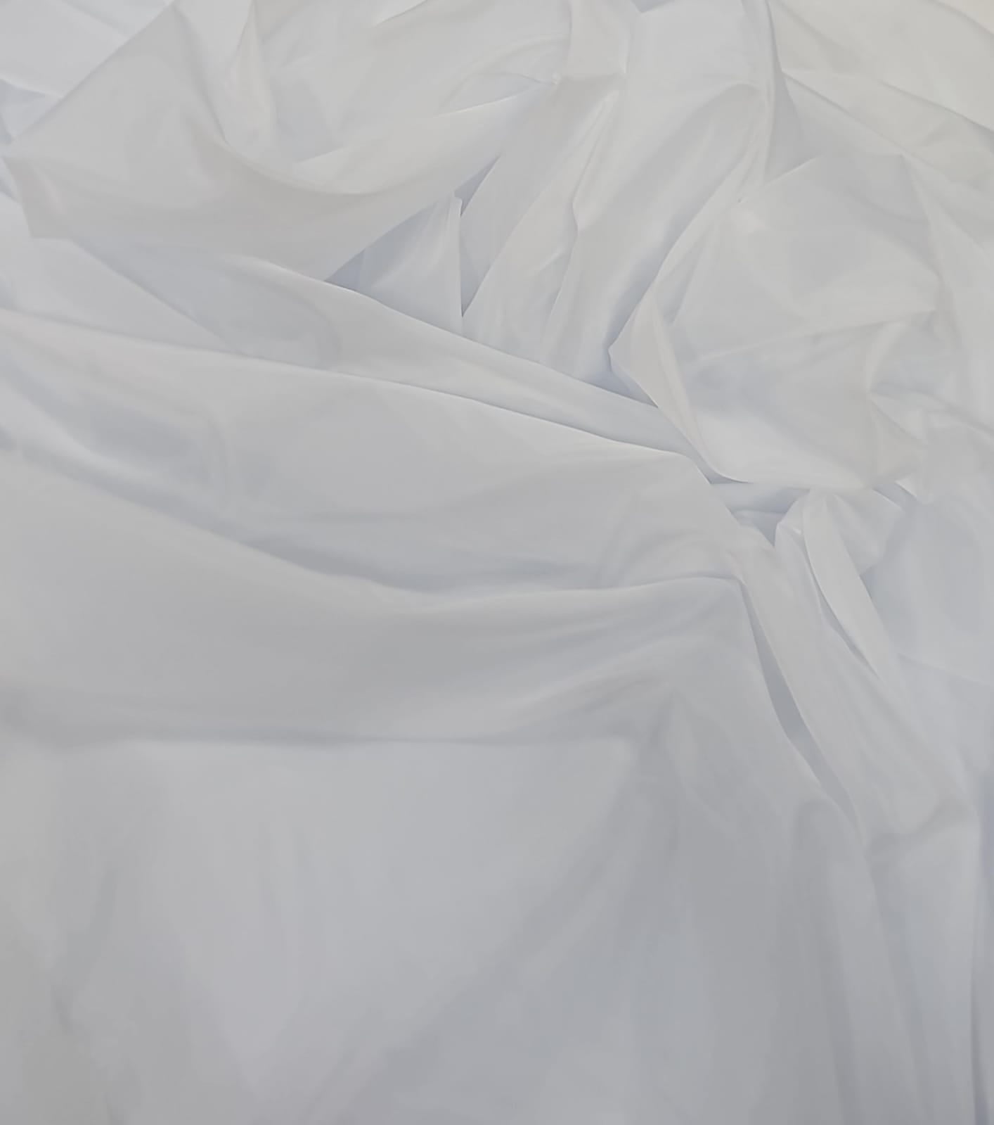 Ilusion extra fino de poliamida branco- Largura 1,45 m x Comprimento 3 m 