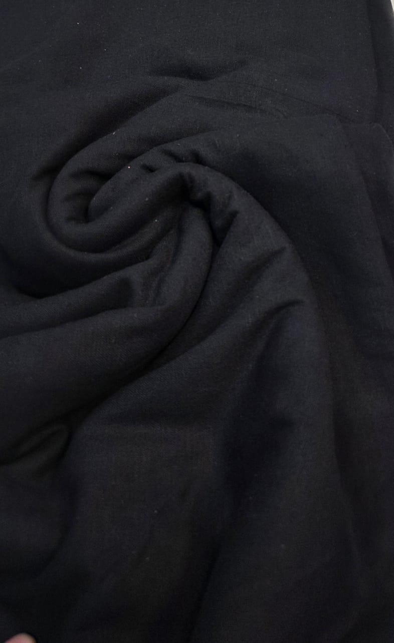 Linho com viscose washed preto - Comprimento 2,80 m x Largura 1,40 m