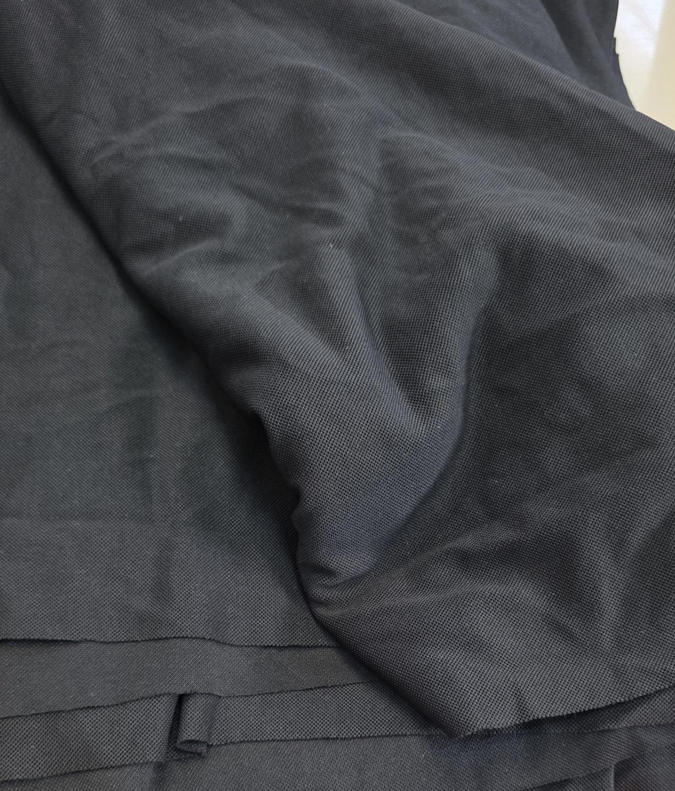 Malha piquet preto - Comprimento 6 m x Largura 1,60 m