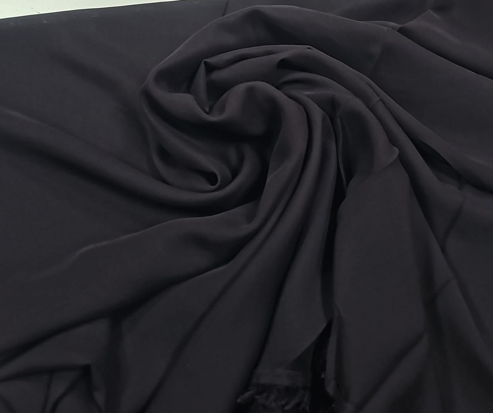 Mousseline preto russo - Largura 1,50 m x Comprimento 3 m 