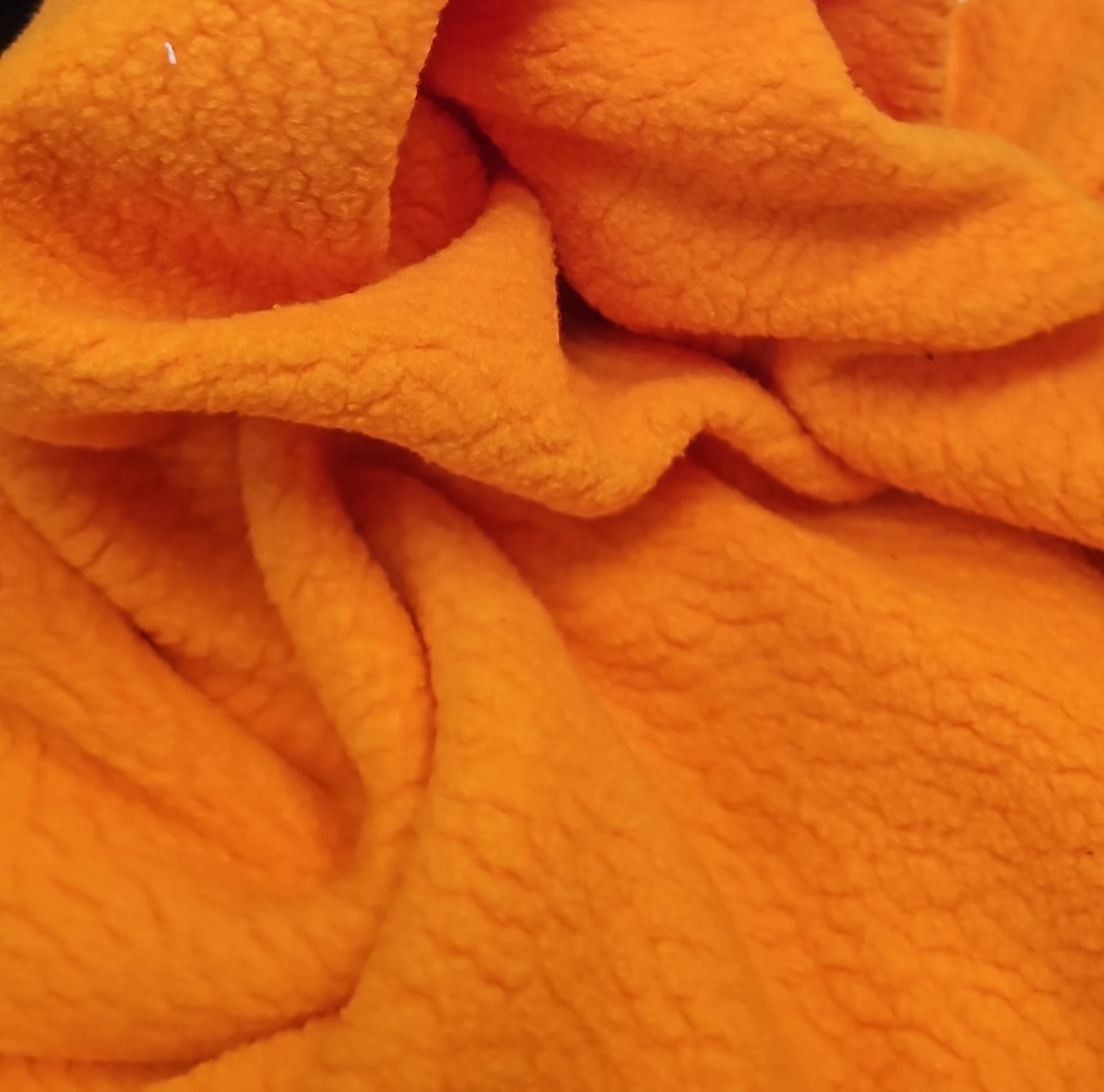 Pelúcia sherpa Pettenati laranja - Largura 1,90 m x Comprimento 0,90 cm