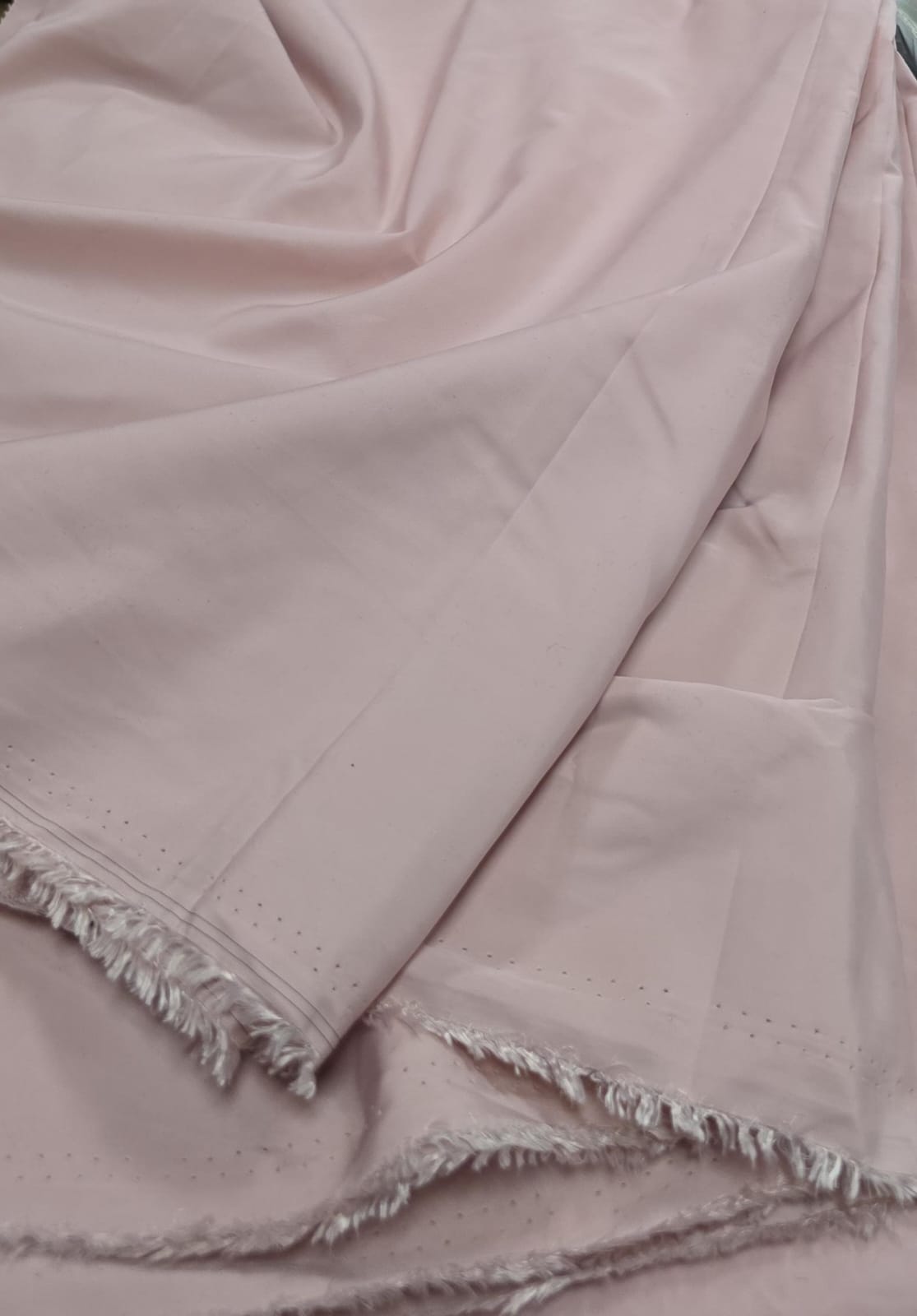 Poliamida toque de seda rosê com sujeiras - Comprimento 1,90 m x Largura 1,50 m