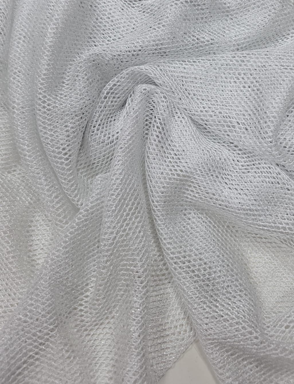 Tela  Fancy Branco -Largura 1,45 m x Comprimento 2 m