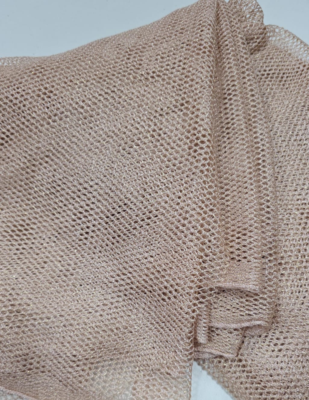 Tela  Fancy Rose com  Dourado -Largura 2  m x Comprimento 2 m   - Cópia (1)