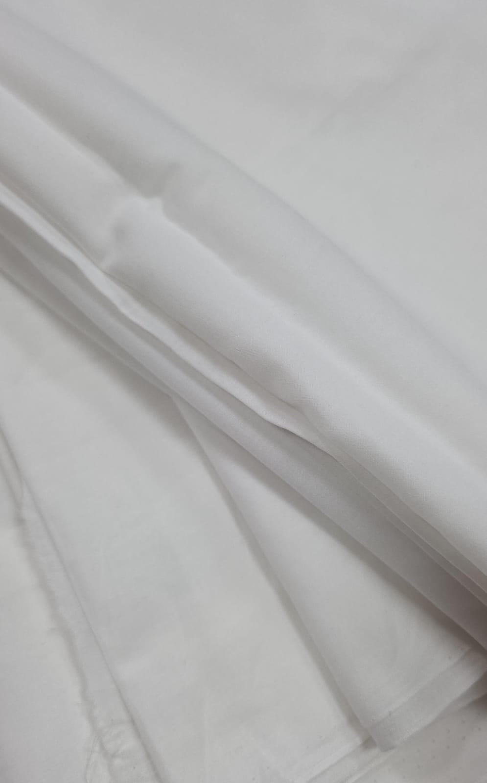 Tricoline Cotton Solid Off White - Comprimento 3 m x Largura 1,40 m