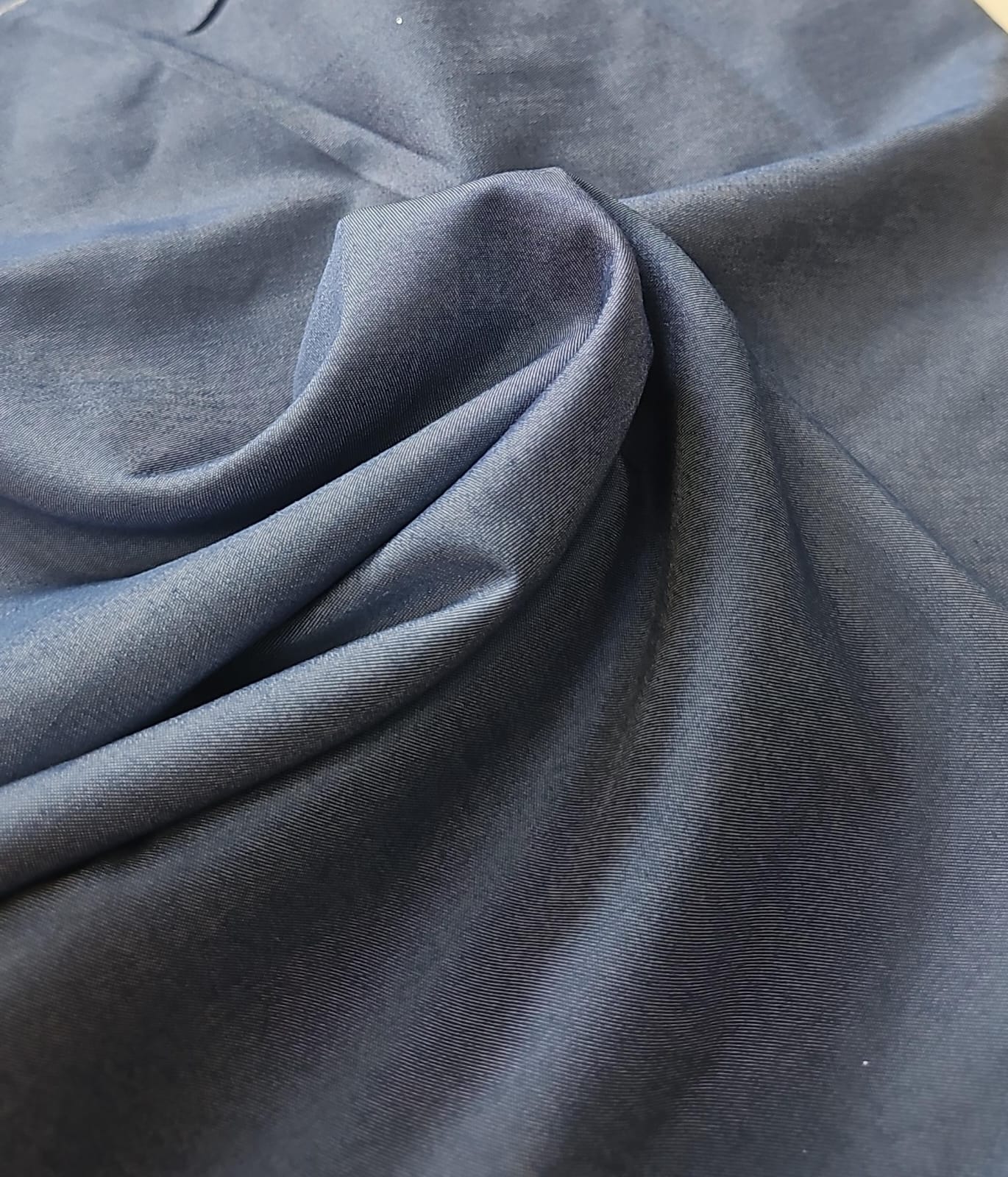 Tricoline denin  azul jeans - Largura 1,40 m  x Comprimento 1,40 m 