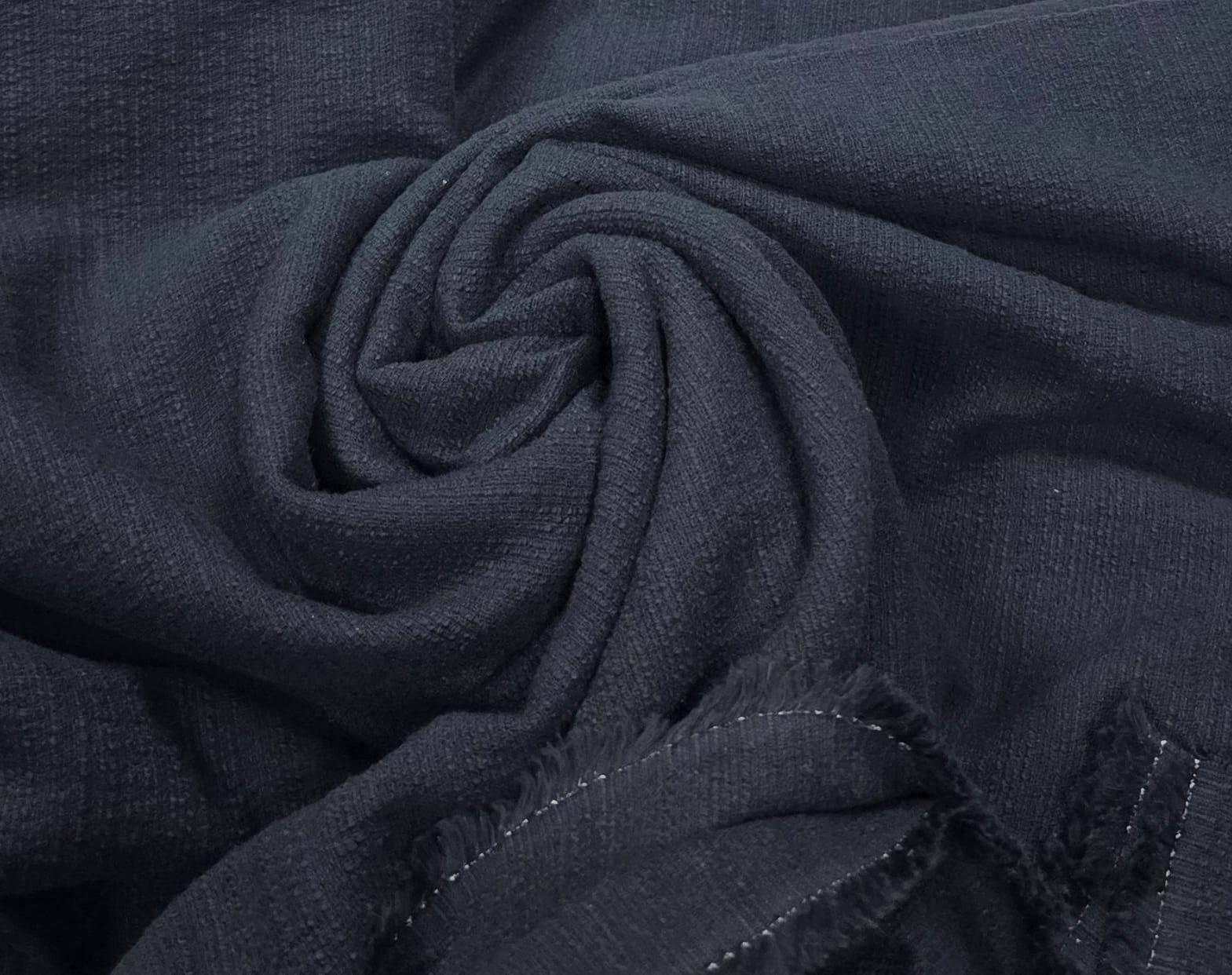 TWEED Com Elastano Coreano Preto - Comprimento 2,40 m x Largura 1,50 m