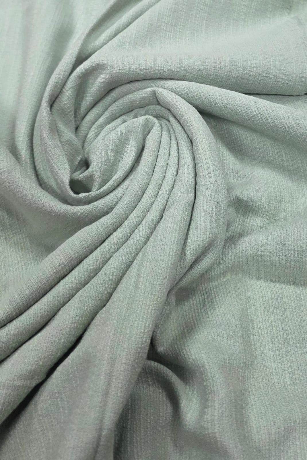 TWEED Com Elastano Coreano Verde Menta - Comprimento 2,40 m x Largura 1,50 m