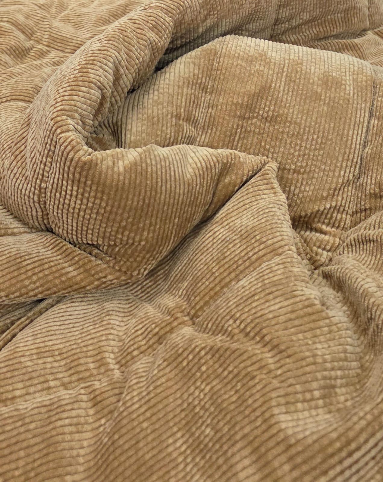 Veluso cotelê matelado caramelo - Comprimento 3 m x Largura 1,40 m 