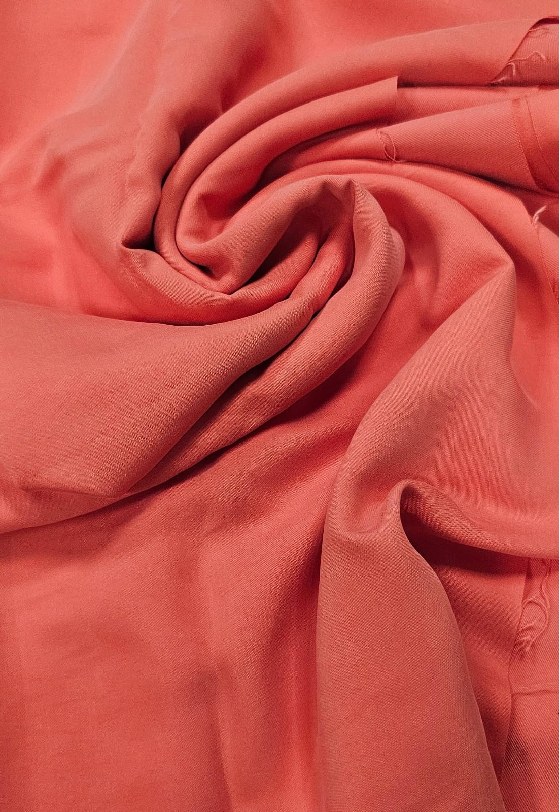 Viscose e tencel Coral claro - largura 1,48 m  x Comprimento 1,60 m 