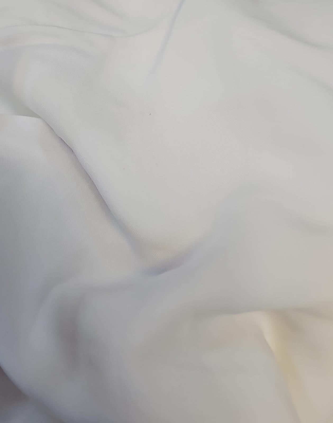 Viscose pesada  OFF WHITE! - Largura 1,45 m x Comprimento 4,50 m 