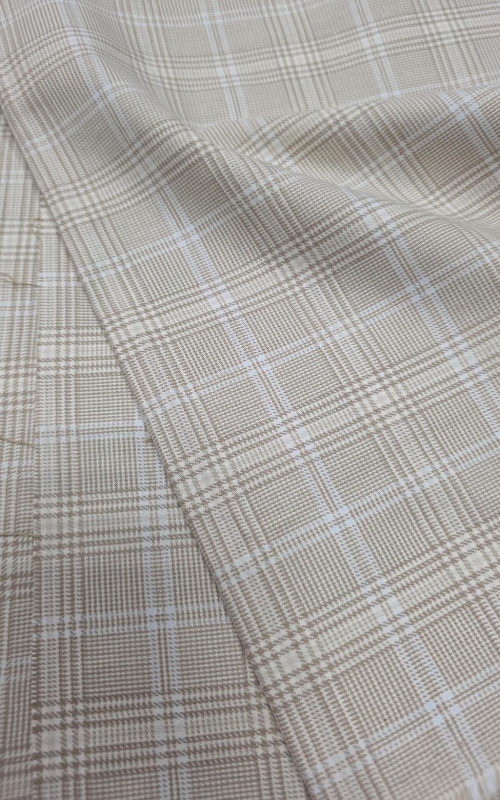 Xadrez de algodão renaux - Comprimento 0,80  cm x Largura 1,40 m