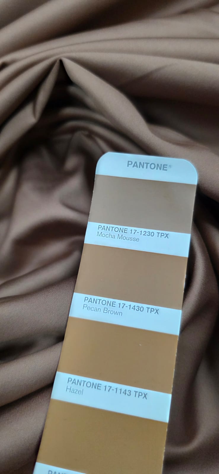 Percal Egípcio Acetinado Marrom - 400 Fios - Largura 2,80m