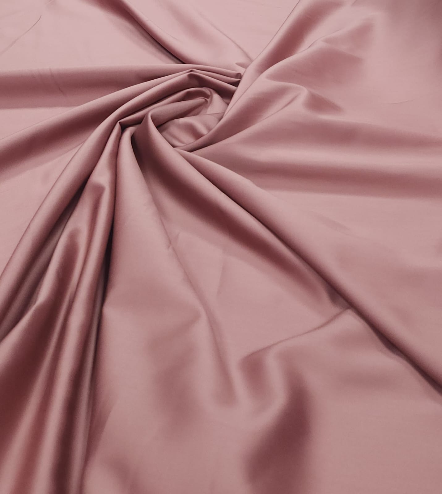 Percal Egípcio Acetinado Rosê Escuro - 400 Fios - Largura 2,80m