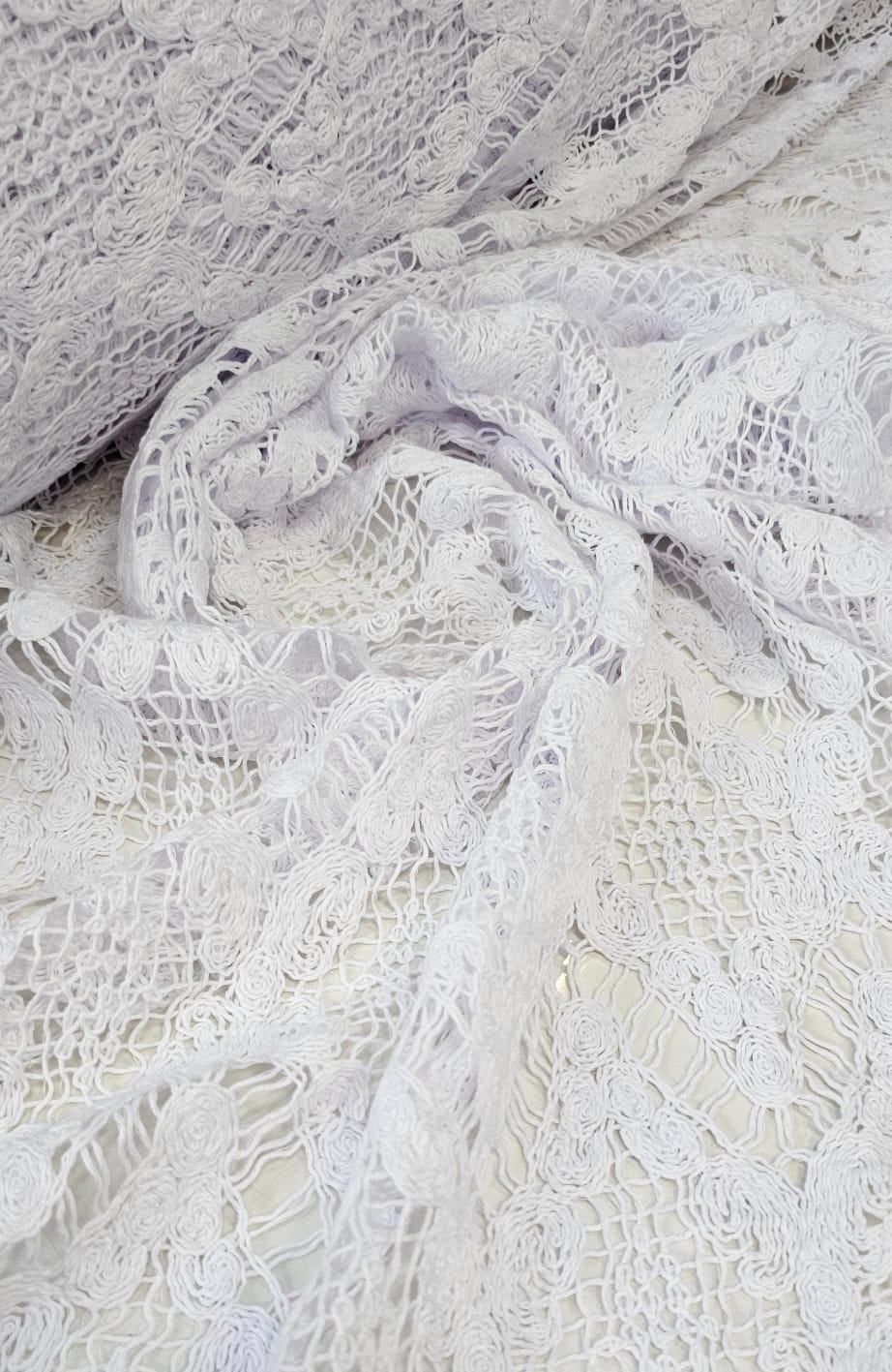 Renda Guipir Crochet Zara Branca