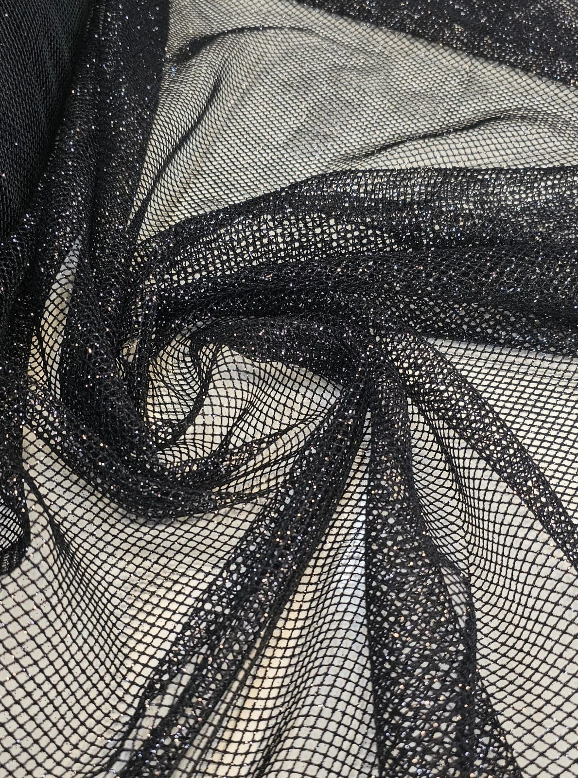 Tela Com Glitter Premium Preto