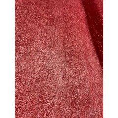 Tule com Glitter Vermelho Pesado - Largura 1,40 m x Comprimento 0,90 cm
