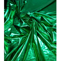Vinil Verde Liso com Lycra - Largura 1,47 m x Comprimento 0,65 cm