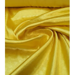 Cetim Jacquard c/ Lycra Amarelo Ouro - alasrgura 1,47 m x Comprimento 2 m 