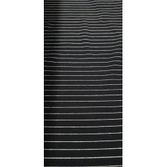 Lã Pesada Preta Risca de Giz - Largura 1,50 m x Comprimento 1,50 m 