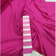 Viscolinho Salpico Dots Pink - Largura 1,50 m x Comprimento 2 m 