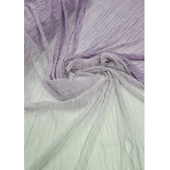 Lurex Plissado Degradê Lavanda - Largura 1,40 m x Comprimento 0,80 cm